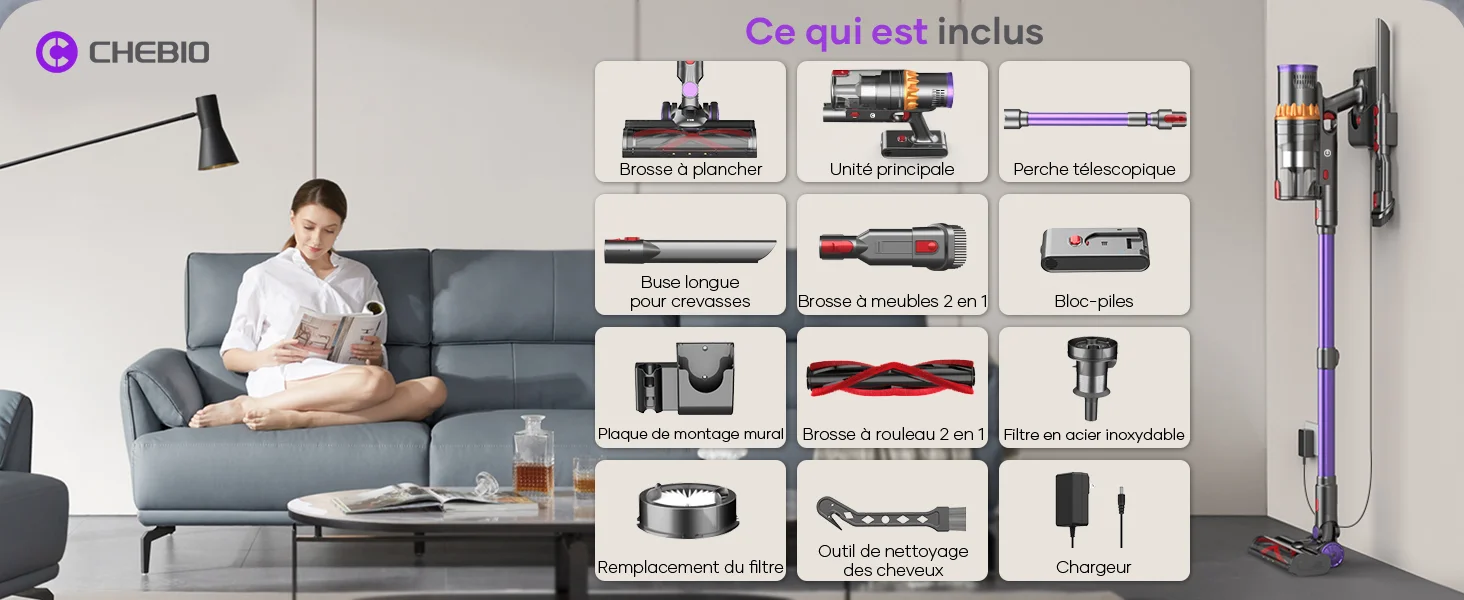Contenu des accessoires CHEBIO