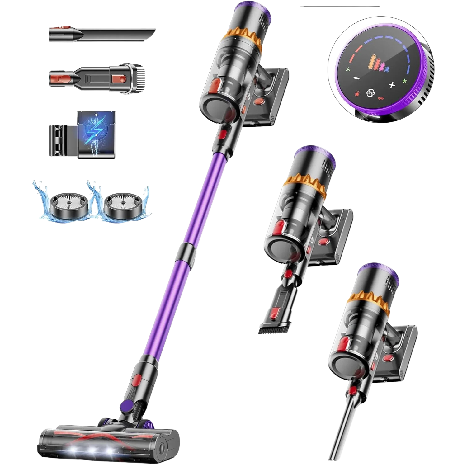 Aspirateur balai CHEBIO 550W sans fil